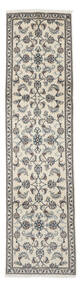  ナイン 絨毯 78X291 オリエンタル 手織り 廊下 カーペット 濃いグレー/オリーブ色/ホワイト/クリーム色 (ウール, ペルシャ/イラン)