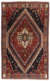 絨毯 カシュガイ Fine 絨毯 103X168 黒/深紅色の (ウール, ペルシャ/イラン)