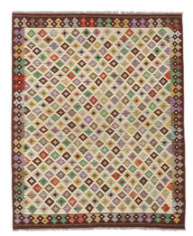  キリム アフガン オールド スタイル 絨毯 157X201 オリエンタル 手織り 茶/オレンジ (ウール, )