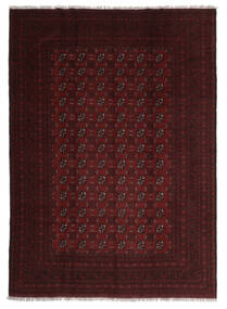  アフガン 絨毯 197X280 オリエンタル 手織り 黒 (ウール, アフガニスタン)