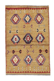  Moroccan Berber - Afghanistan 絨毯 89X138 モダン 手織り 茶/濃い茶色 (ウール, アフガニスタン)