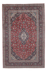 243X370 絨毯 カシャン 絨毯 オリエンタル 手織り 深紅色の/茶 (ウール, ペルシャ/イラン)