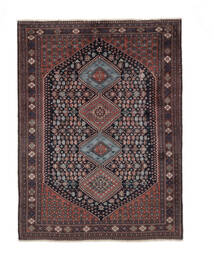 絨毯 オリエンタル ヤラメー 170X232 黒/深紅色の (ウール, ペルシャ/イラン)