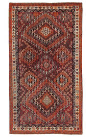 135X237 絨毯 カシュガイ オリエンタル 深紅色の/黒 (ウール, ペルシャ/イラン)