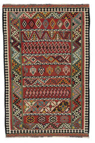  キリム ヴィンテージ 絨毯 161X250 オリエンタル 手織り 濃い茶色/黒 (ウール, ペルシャ/イラン)