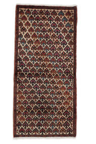  アフシャル 絨毯 68X141 オリエンタル 手織り ホワイト/クリーム色/黒 (ウール, ペルシャ/イラン)