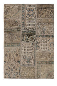  パッチワーク - Persien/Iran 絨毯 105X153 モダン 手織り 濃い茶色/茶 (ウール, ペルシャ/イラン)