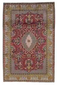 絨毯 オリエンタル ゴルパイガン 絨毯 226X346 茶/黒 (ウール, ペルシャ/イラン)