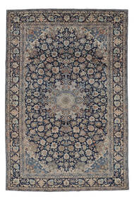 絨毯 ナジャファバード 絨毯 246X365 茶/黒 (ウール, ペルシャ/イラン)