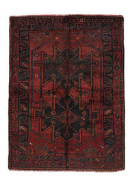  ロリ 絨毯 156X205 オリエンタル 手織り 黒/深紅色の (ウール, )