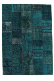  パッチワーク - Persien/Iran 絨毯 143X205 モダン 手織り 黒 (ウール, ペルシャ/イラン)