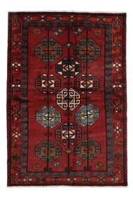 絨毯 ペルシャ ロリ 絨毯 162X236 黒/深紅色の (ウール, ペルシャ/イラン)