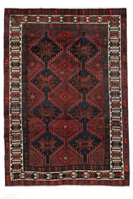 192X275 絨毯 ロリ 絨毯 オリエンタル 黒/深紅色の (ウール, ペルシャ/イラン)