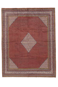  サルーク Mir 絨毯 303X388 オリエンタル 手織り 深紅色の/茶 大きな (ウール, )