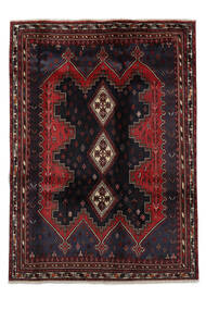  アフシャル 絨毯 178X247 オリエンタル 手織り 黒/濃い茶色 (ウール, ペルシャ/イラン)