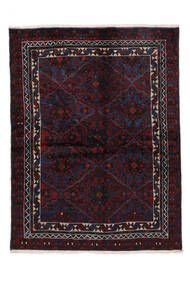  アフシャル 絨毯 132X175 オリエンタル 手織り 黒 (ウール, )