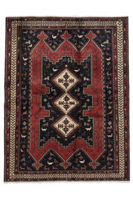 絨毯 アフシャル 絨毯 170X222 黒/茶 (ウール, ペルシャ/イラン)