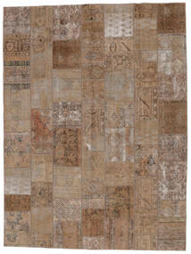 305X409 絨毯 Patchwork - Persien/Iran モダン 手織り 茶 大きな (ウール, ペルシャ/イラン)