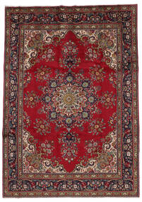  タブリーズ 絨毯 256X356 ペルシャ ウール 絨毯 黒/深紅色の 大 絨毯 