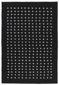  Million Cross - 黒 絨毯 200X300 モダン 手織り 黒 (ウール, インド)