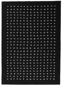  Million Cross - 黒 絨毯 250X350 モダン 手織り 黒 大きな (ウール, )