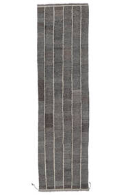 キリム Ariana Trend 絨毯 80X296 モダン 手織り 廊下 カーペット 濃いグレー/黒 (ウール, )