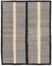  キリム モダン 絨毯 170X240 モダン 手織り 濃いグレー/黒 (ウール, アフガニスタン)