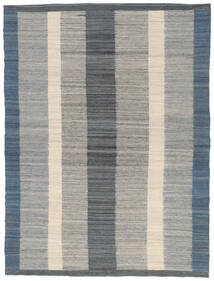  キリム モダン 絨毯 200X300 モダン 手織り 濃いグレー/紺色の (ウール, アフガニスタン)