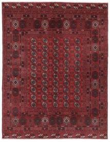  Classic アフガン 絨毯 147X188 オリエンタル 手織り 黒/深紅色の (ウール, アフガニスタン)