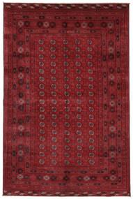 絨毯 オリエンタル Kunduz 165X254 深紅色の/黒 (ウール, アフガニスタン)