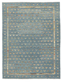  キリム Nimbaft 絨毯 259X341 モダン 手織り 紺色の/濃いグレー 大きな (ウール, )