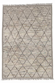  Contemporary Design 絨毯 208X302 モダン 手織り 濃いグレー/薄茶色 (ウール, アフガニスタン)
