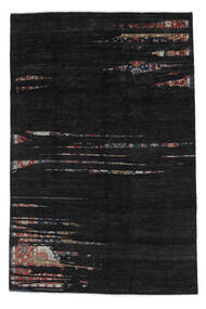 194X287 絨毯 モダン アフガン Fine 絨毯 モダン 手織り 黒 (ウール, アフガニスタン)