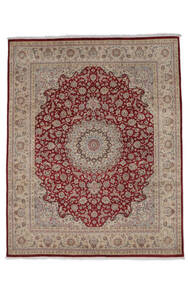  タブリーズ Royal 絨毯 246X308 茶/深紅色の 大 絨毯 