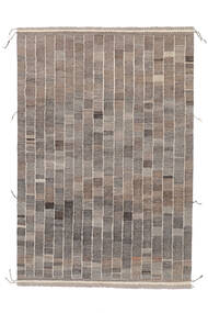 キリム Ariana Trend 絨毯 202X290 モダン 手織り 濃いグレー/濃い茶色 (ウール, アフガニスタン)