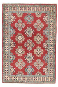 98X144 絨毯 カザック Fine 絨毯 オリエンタル 深紅色の/茶 (ウール, アフガニスタン)