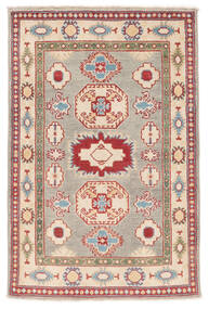  カザック 絨毯 80X123 オリエンタル 手織り 薄茶色/深紅色の (ウール, アフガニスタン)