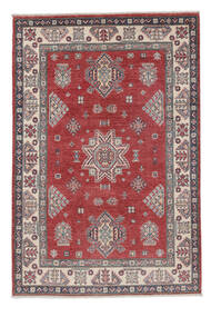  カザック Fine 絨毯 120X180 オリエンタル 手織り 深紅色の/茶 (ウール, )