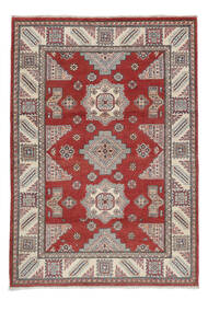 121X174 絨毯 カザック Fine 絨毯 オリエンタル 深紅色の/茶 (ウール, アフガニスタン)