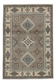 121X177 絨毯 カザック Fine 絨毯 オリエンタル 茶/黒 (ウール, アフガニスタン)