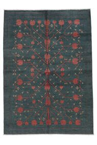  カザック Fine 絨毯 167X232 オリエンタル 手織り 黒/深紅色の (ウール, )