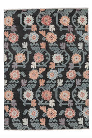 168X238 絨毯 カザック Fine 絨毯 オリエンタル 手織り 黒/濃いグレー (ウール, アフガニスタン)
