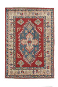  カザック Fine 絨毯 124X182 オリエンタル 手織り 深紅色の/濃いグレー (ウール, )