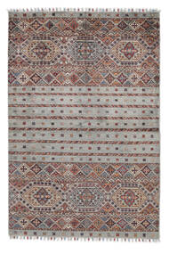 絨毯 手織り Shabargan 絨毯 103X153 茶/深紅色の (ウール, アフガニスタン)