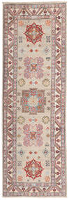 80X232 絨毯 カザック Fine 絨毯 オリエンタル 廊下 カーペット 茶/ベージュ (ウール, アフガニスタン)