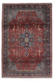 サルーク 絨毯 107X157 オリエンタル 手織り 黒/濃い茶色 (ウール, ペルシャ/イラン)