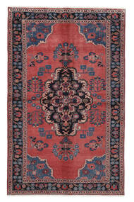  センネ 絨毯 145X231 オリエンタル 手織り 濃い紫/濃い茶色 (ウール, ペルシャ/イラン)