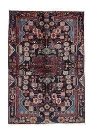  ナハバンド 絨毯 151X222 オリエンタル 手織り ホワイト/クリーム色/濃い紫 (ウール, ペルシャ/イラン)