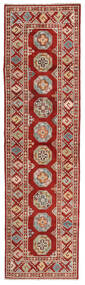 80X295 絨毯 カザック Fine 絨毯 オリエンタル 手織り 廊下 カーペット 深紅色の/茶 (ウール, アフガニスタン)
