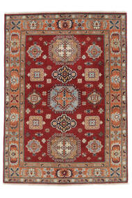 絨毯 手織り カザック Fine 絨毯 143X205 茶/深紅色の (ウール, アフガニスタン)